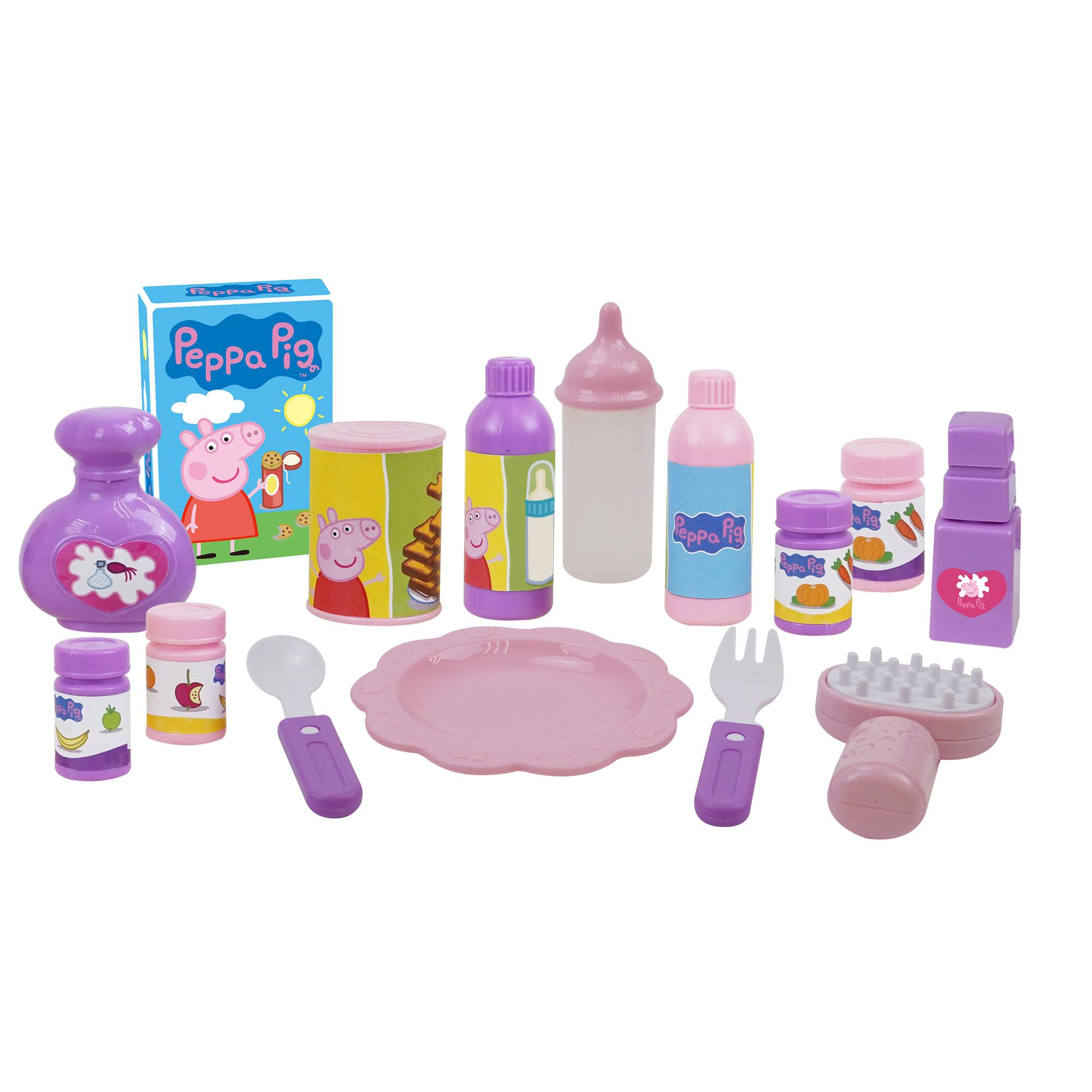 509 Crew Peppa Pig™ Pink and White Dots Doll Sleep N' Play Set
